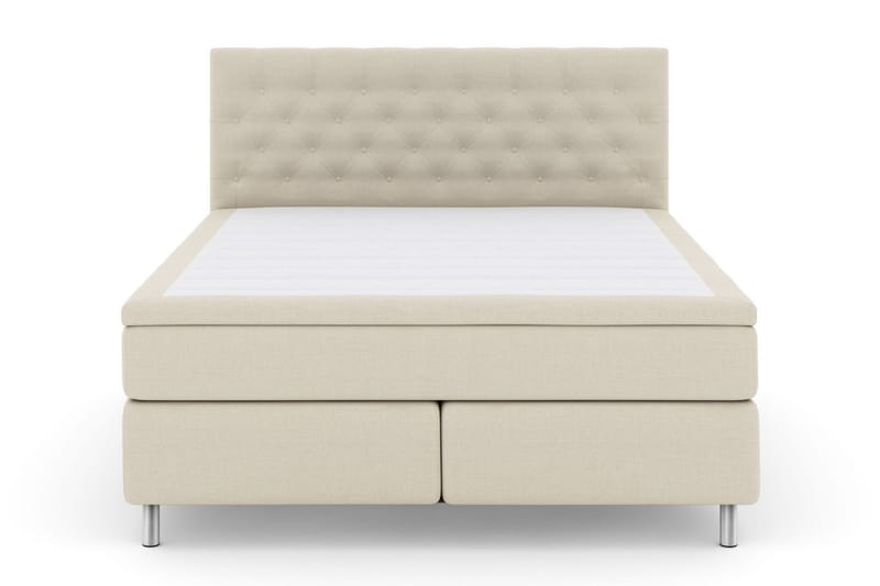Select No 5 Komplett Sängpaket 210x210 Medium Latex - Beige/Metall - Products - Möbler - Säng - Kontinentalsäng
