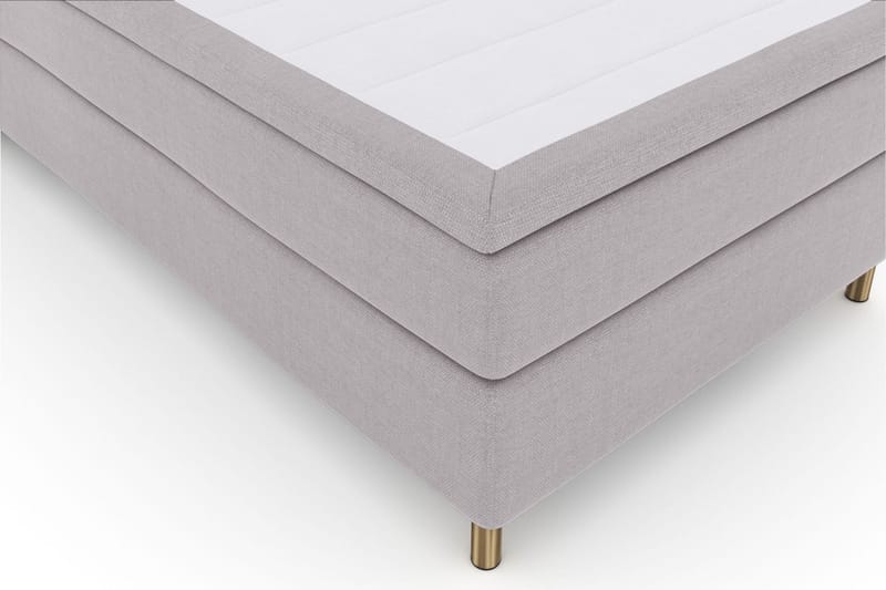 Select No 5 Kontinentalsäng 120x200 Fast Watergel - Ljusgrå/Koppar - Products - Möbler - Säng - Enkelsäng