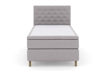 Select No 5 Kontinentalsäng 120x200 Fast Watergel - Ljusgrå/Koppar - Products - Möbler - Säng - Enkelsäng