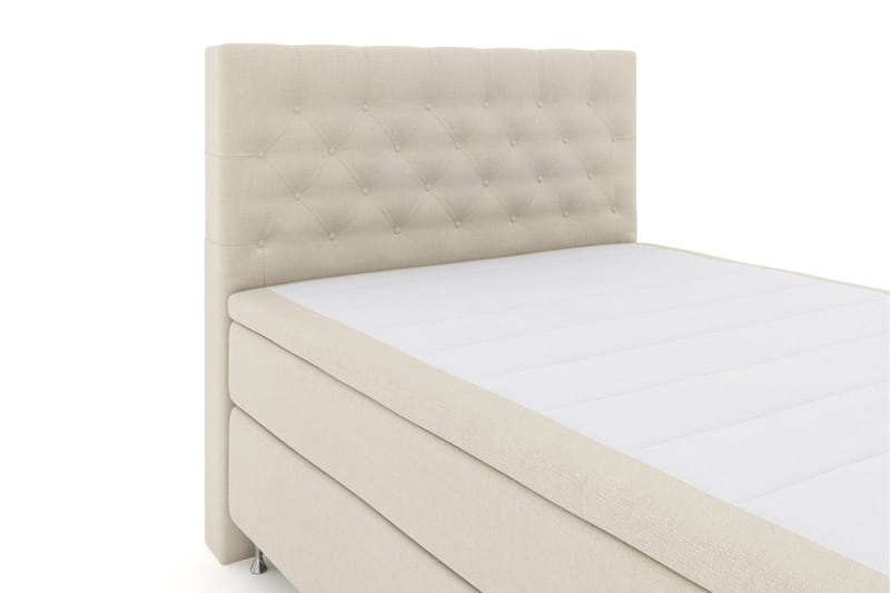Select No 5 Kontinentalsäng 140x200 Fast/Medium Latex - Beige/Silver - Products - Möbler - Säng - Kontinentalsäng
