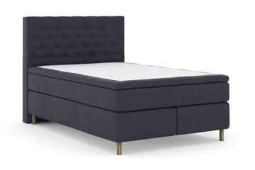 Select No 5 Kontinentalsäng 140x200 Fast/Medium Latex - Blå/Metall - Products - Möbler - Säng - Kontinentalsäng