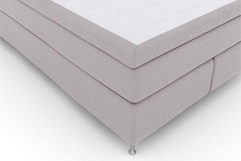 Select No 5 Kontinentalsäng 140x200 Fast/Medium Watergel - Ljusgrå/Silver - Products - Möbler - Säng - Kontinentalsäng