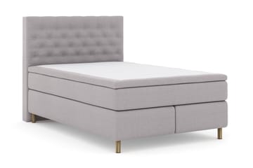 Select No 5 Kontinentalsäng 140x200 Medium Watergel - Ljusgrå/Koppar - Products - Möbler - Säng - Kontinentalsäng
