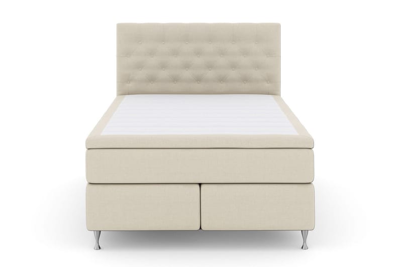 Select No 5 Kontinentalsäng 160x200 Fast/Medium Latex, Beige/Silver