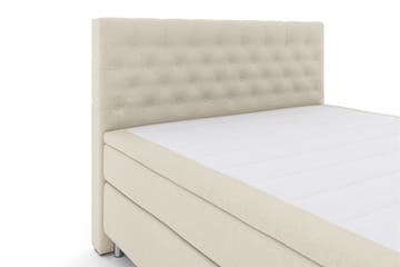 Select No 5 Kontinentalsäng 180x200 Fast/Medium Latex - Beige/Metall - Products - Möbler - Säng - Kontinentalsäng