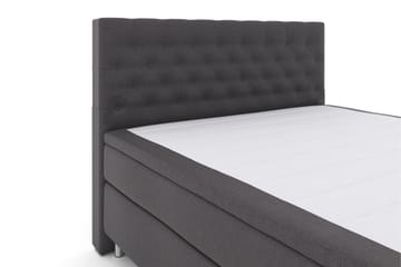 Select No 5 Kontinentalsäng 180x200 Fast/Medium Latex - Mörkgrå/Metall - Products - Möbler - Säng - Kontinentalsäng