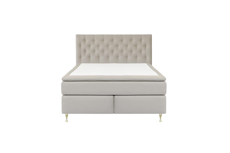 Select No 5 Kontinentalsäng 180x200 Fast/Medium Watergel - Beige/Guld - Products - Möbler - Säng - Kontinentalsäng