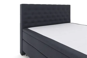 Select No 5 Kontinentalsäng 210x210 Fast Watergel - Blå/Silver - Products - Möbler - Säng - Kontinentalsäng