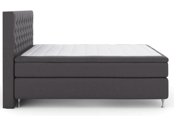 Select No 5 Kontinentalsäng 210x210 Fast Watergel - Mörkgrå/Silver - Products - Möbler - Säng - Kontinentalsäng