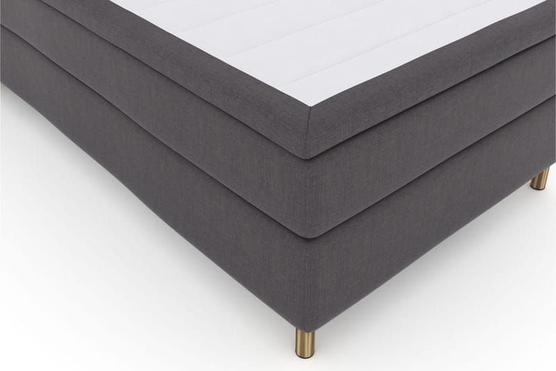 Select No 6 Komplett Sängpaket 120x200 Fast Latex/Memory - Mörkgrå/Koppar - Products - Möbler - Säng - Enkelsäng