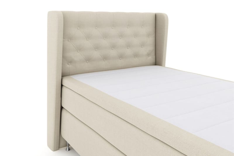 Select No 6 Komplett Sängpaket 120x200 Fast Memory/Pocket - Beige/Silver - Products - Möbler - Säng - Enkelsäng