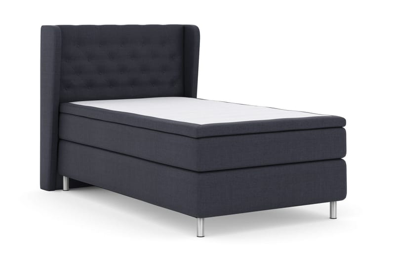 Select No 6 Komplett Sängpaket 120x200 Fast Memory/Pocket - Blå/Metall - Products - Möbler - Säng - Enkelsäng