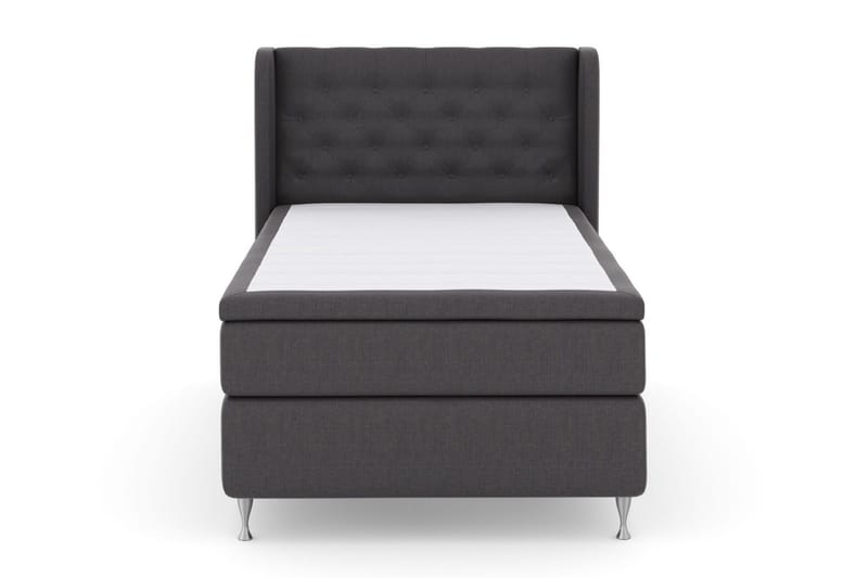 Select No 6 Komplett Sängpaket 120x200 Fast Memory/Pocket - Mörkgrå/Silver - Products - Möbler - Säng - Enkelsäng