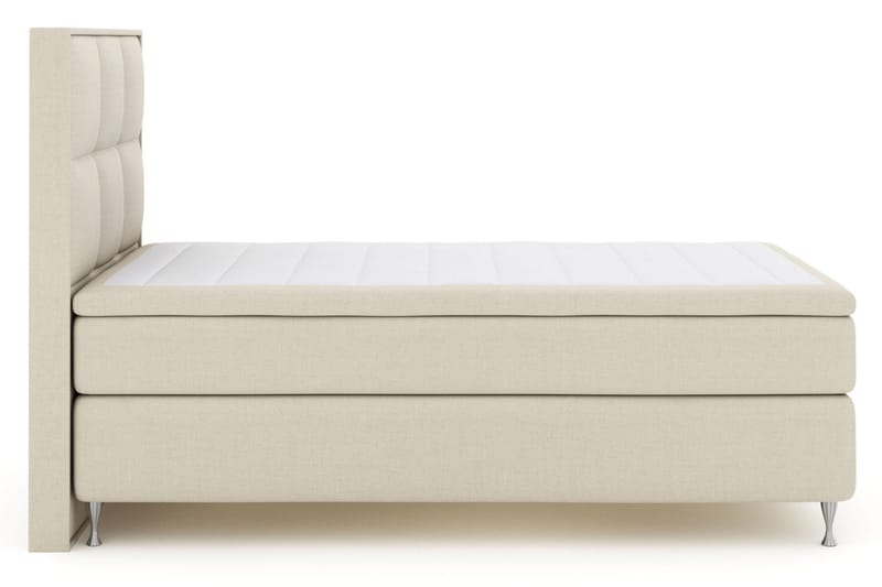 Select No 6 Komplett Sängpaket 120x200 Fast Watergel - Beige/Silver - Products - Möbler - Säng - Enkelsäng