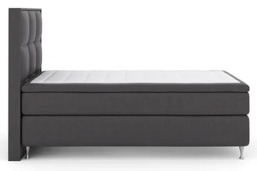 Select No 6 Komplett Sängpaket 120x200 Fast Watergel - Mörkgrå/Silver - Products - Möbler - Säng - Enkelsäng