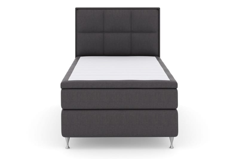 Select No 6 Komplett Sängpaket 120x200 Fast Watergel - Mörkgrå/Silver - Products - Möbler - Säng - Enkelsäng