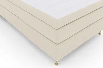 Select No 6 Komplett Sängpaket 120x200 Medium Latex/Memory - Beige/Guld - Products - Möbler - Säng - Enkelsäng