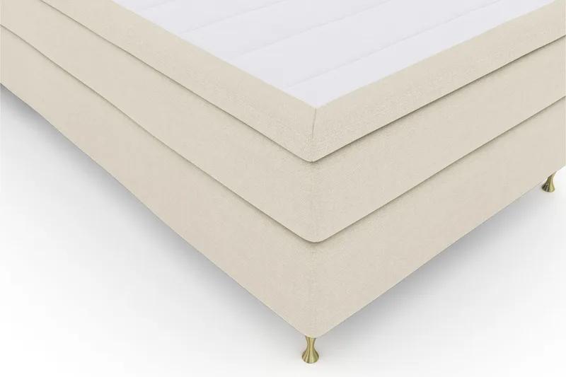 Select No 6 Komplett Sängpaket 120x200 Medium Latex/Memory - Beige/Guld - Products - Möbler - Säng - Enkelsäng