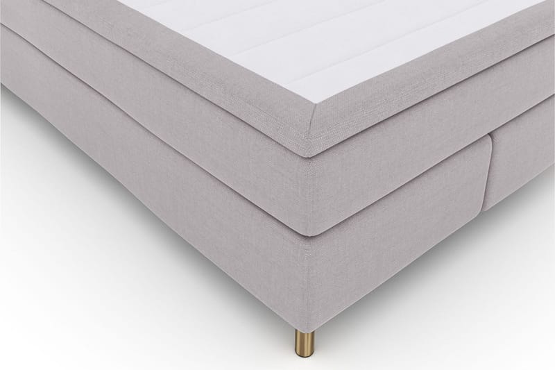 Select No 6 Komplett Sängpaket 140x200 Fast Memory/Pocket - Ljusgrå/Koppar - Products - Möbler - Säng - Kontinentalsäng