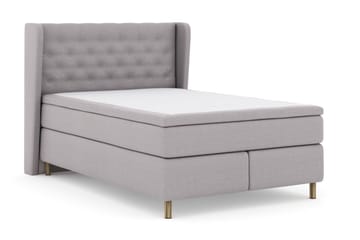 Select No 6 Komplett Sängpaket 140x200 Fast Memory/Pocket - Ljusgrå/Koppar - Products - Möbler - Säng - Kontinentalsäng