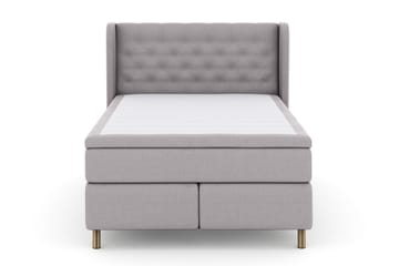 Select No 6 Komplett Sängpaket 140x200 Fast Memory/Pocket - Ljusgrå/Koppar - Products - Möbler - Säng - Kontinentalsäng