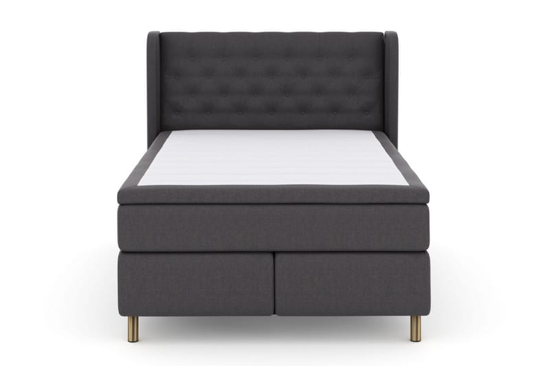 Select No 6 Komplett Sängpaket 140x200 Fast Memory/Pocket - Mörkgrå/Koppar - Products - Möbler - Säng - Kontinentalsäng