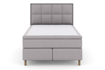 Select No 6 Komplett Sängpaket 140x200 Medium Memory/Pocket - Ljusgrå/Koppar - Products - Möbler - Säng - Kontinentalsäng