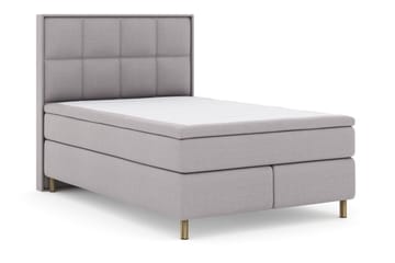 Select No 6 Komplett Sängpaket 140x200 Medium Memory/Pocket - Ljusgrå/Koppar - Products - Möbler - Säng - Kontinentalsäng