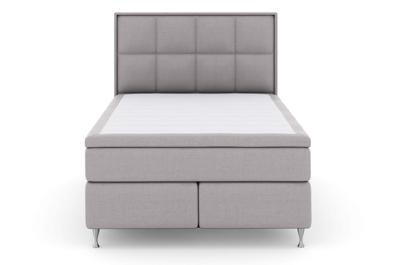 Select No 6 Komplett Sängpaket 140x200 Medium Memory/Pocket - Ljusgrå/Silver - Products - Möbler - Säng - Kontinentalsäng