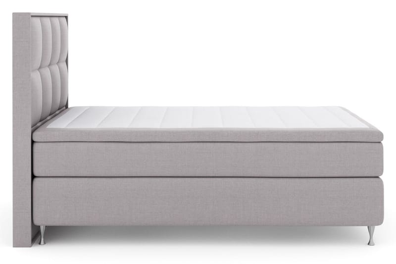 Select No 6 Komplett Sängpaket 140x200 Medium Memory/Pocket - Ljusgrå/Silver - Products - Möbler - Säng - Kontinentalsäng