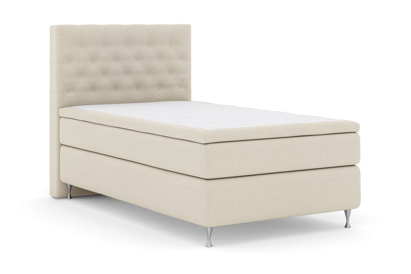 Select No 6 Kontinentalsäng 120x200 Fast Watergel - Beige/Silver - Products - Möbler - Säng - Enkelsäng
