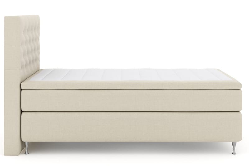 Select No 6 Kontinentalsäng 120x200 Medium Latex/Memory - Beige/Silver - Products - Möbler - Säng - Enkelsäng