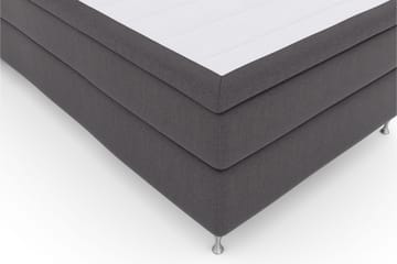Select No 6 Kontinentalsäng 120x200 Medium Latex/Memory - Mörkgrå/Silver - Products - Möbler - Säng - Enkelsäng