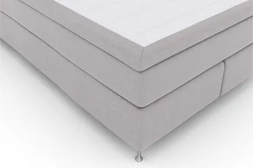 Select No 6 Kontinentalsäng 140x200 Fast/Medium Watergel - Ljusgrå/Silver - Products - Möbler - Säng - Kontinentalsäng