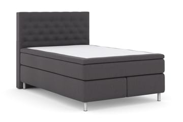 Select No 6 Kontinentalsäng 140x200 Medium Latex/Memory - Mörkgrå/Metall - Products - Möbler - Säng - Kontinentalsäng