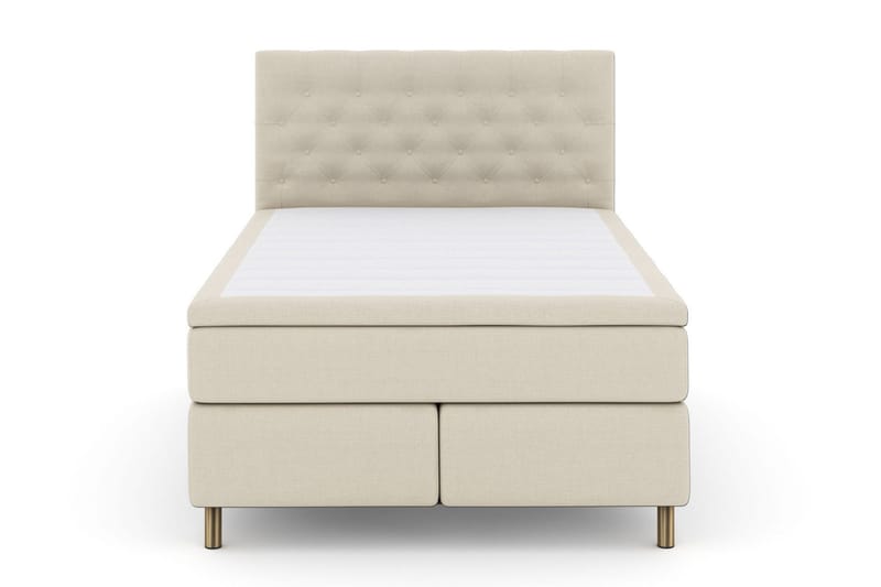 Select No 6 Kontinentalsäng 160x200 Fast/Medium Watergel - Beige/Koppar - Products - Möbler - Säng - Kontinentalsäng