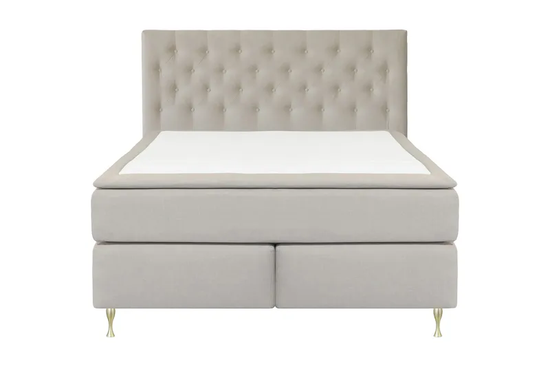 Select No 6 Kontinentalsäng 180x200 Fast/Medium Watergel - Beige/Guld - Products - Möbler - Säng - Kontinentalsäng