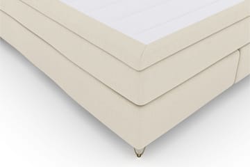 Select No 6 Kontinentalsäng 180x200 Fast/Medium Watergel - Beige/Metall V-Form - Products - Möbler - Säng - Kontinentalsäng