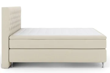 Select No 6 Kontinentalsäng 180x200 Fast/Medium Watergel - Beige/Silver - Products - Möbler - Säng - Kontinentalsäng