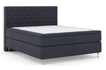 Select No 6 Kontinentalsäng 180x200 Fast/Medium Watergel - Blå/Silver - Products - Möbler - Säng - Kontinentalsäng