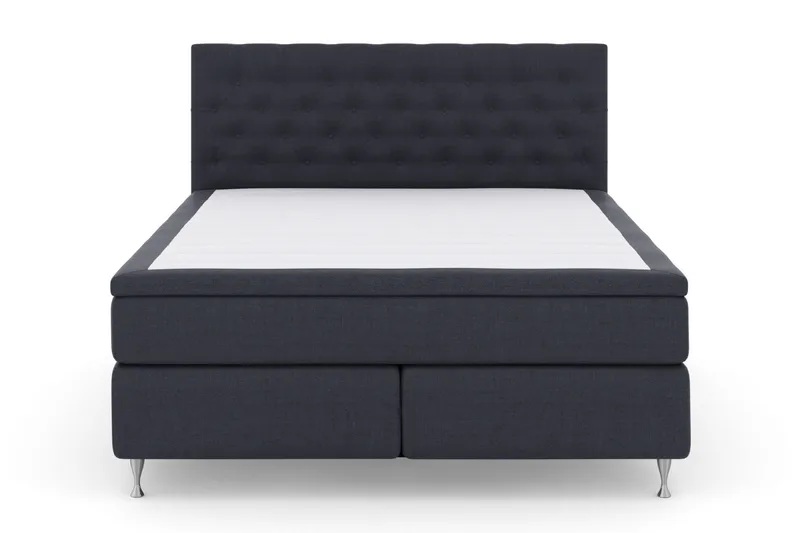 Select No 6 Kontinentalsäng 180x200 Fast/Medium Watergel - Blå/Silver - Products - Möbler - Säng - Kontinentalsäng