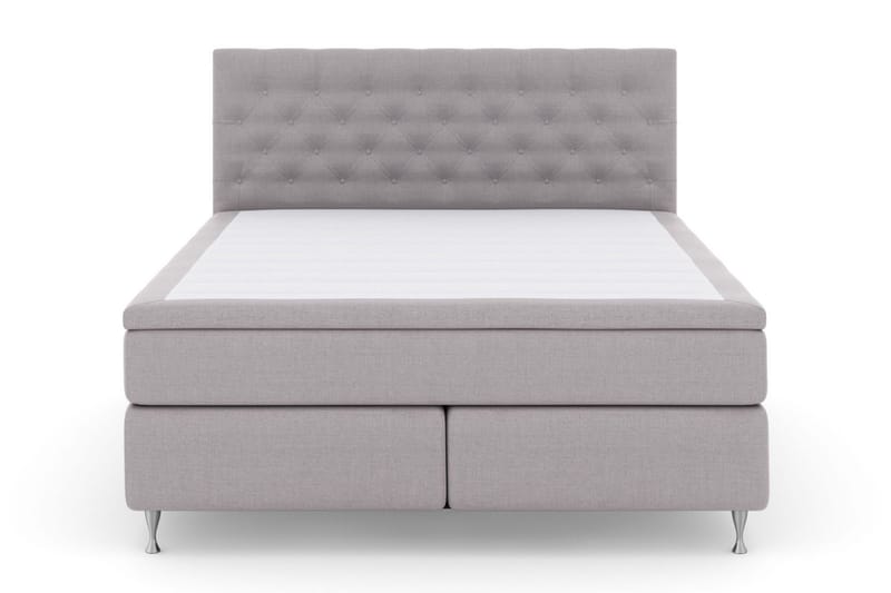 Select No 6 Kontinentalsäng 180x200 Fast/Medium Watergel - Ljusgrå/Silver - Products - Möbler - Säng - Kontinentalsäng