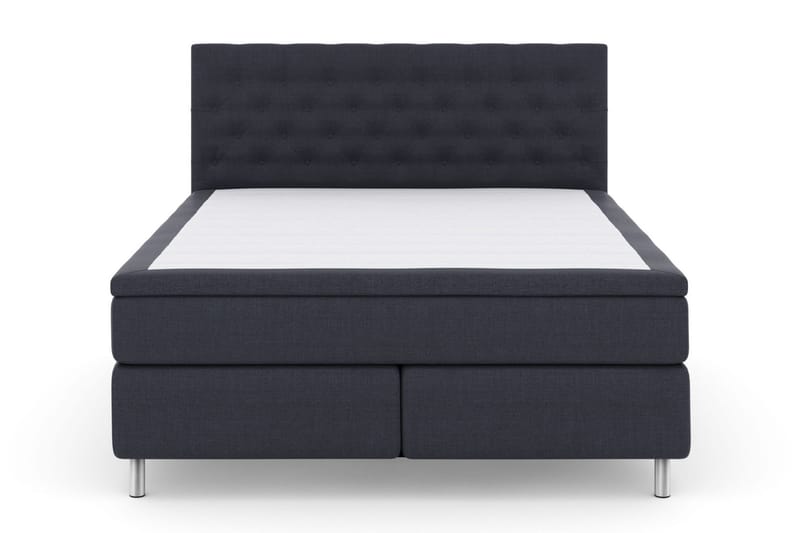 Select No 6 Kontinentalsäng 180x200 Medium Memory/Pocket, Blå/Metall