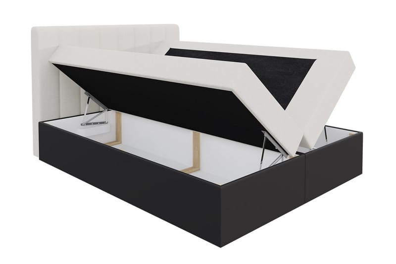 Vasil Kontinentalsäng 180x200 - Grå - Products - Möbler - Säng - Säng med förvaring