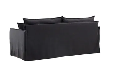 Nova 3-sits Soffa - Svart - Products - Möbler - Soffa - 3 sits soffa