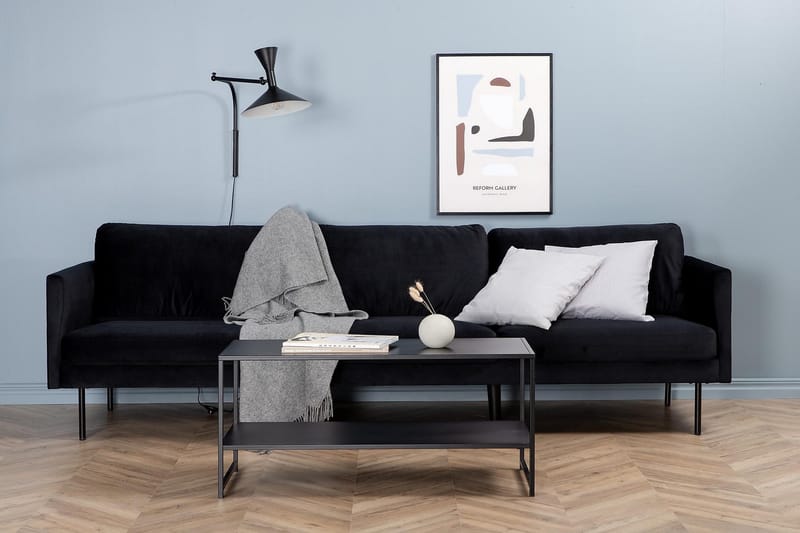 Zoom 3-sits soffa - Svart - Products - Möbler - Soffa - 3 sits soffa