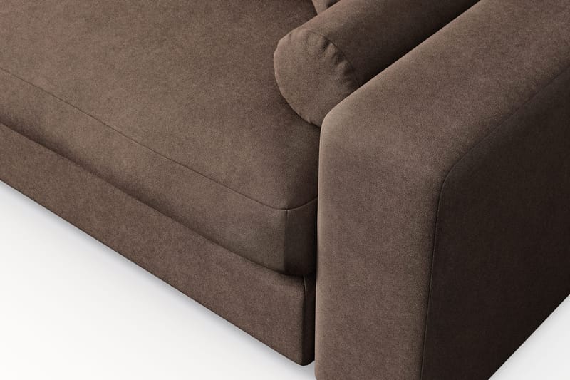 Arken Lyx 5-sits Vändbar L-formad Djup Divansoffa i Tyg - Brun - Products - Möbler - Soffa - Divansoffa & schäslongsoffa