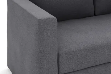 Alnaryd 2-3-sits Bäddsoffa med Fällbart Armstöd - Grå - Products - Möbler - Soffa - Bäddsoffa - 2 sits bäddsoffa