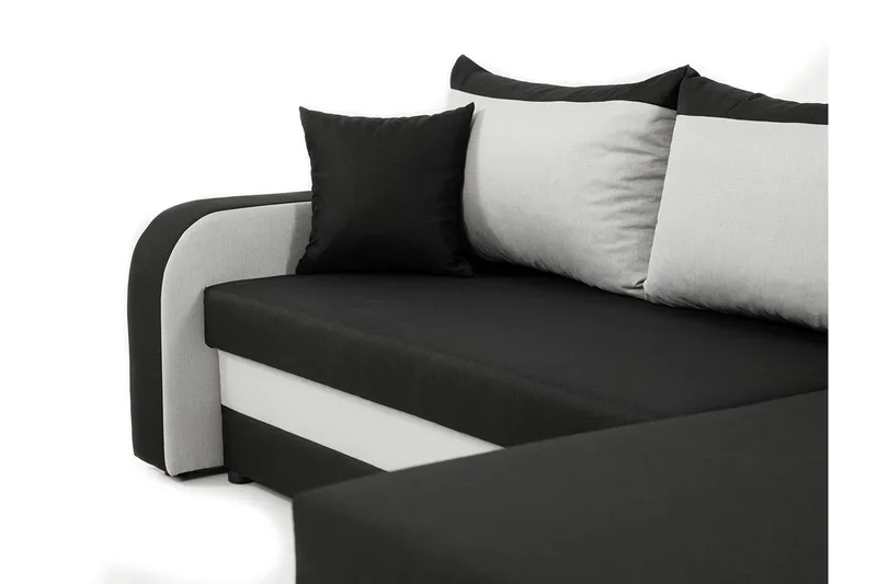 Alvared 3-sits Hörnbäddsoffa Universal - Grå/Blå - Products - Möbler - Soffa - Bäddsoffa - Bäddsoffa divan
