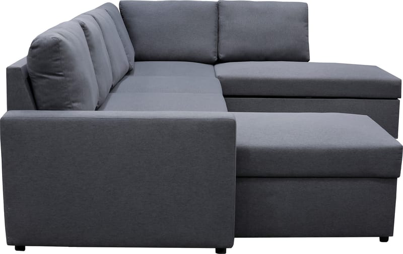 Bäddsoffa Dream U-form - Mörkgrå - Products - Möbler - Soffa - Bäddsoffa - U bäddsoffa